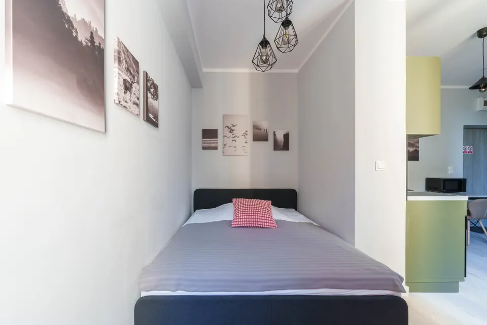 Łóżko we wnęce sypialnej